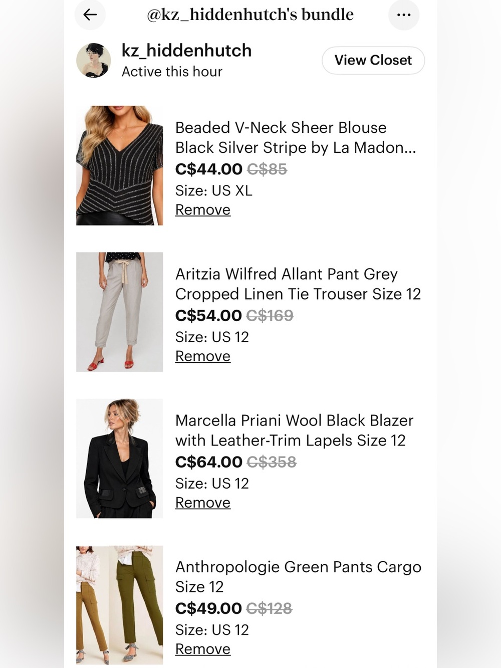Anthropologie Olive Green Cargo Capris